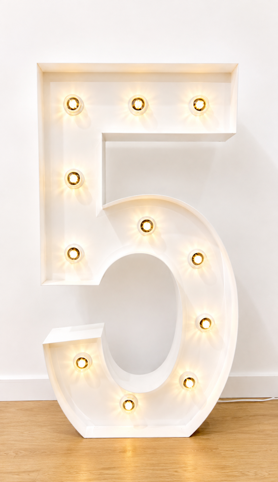 Light Up Numbers - Number 5