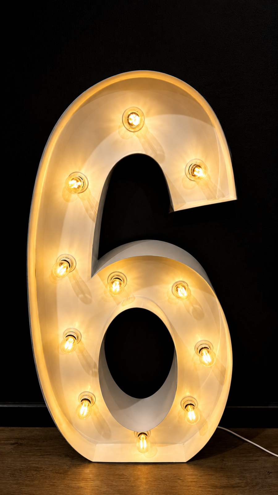 Light Up Numbers - Number 6