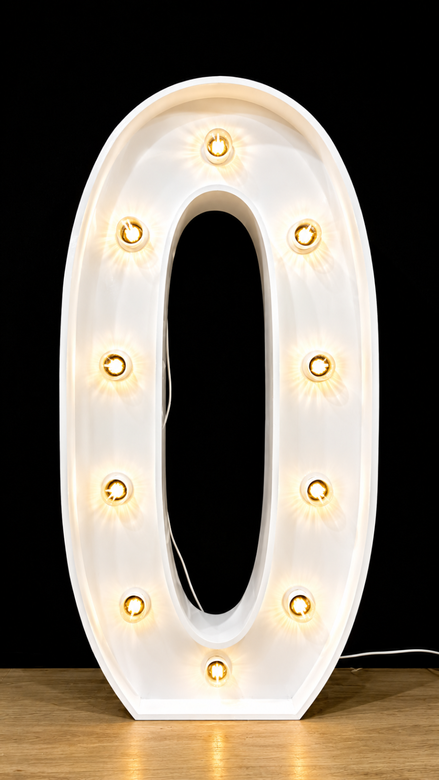 Light Up Numbers - Number 0