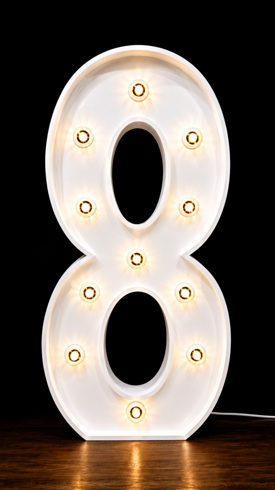 Light Up Numbers - Number 8