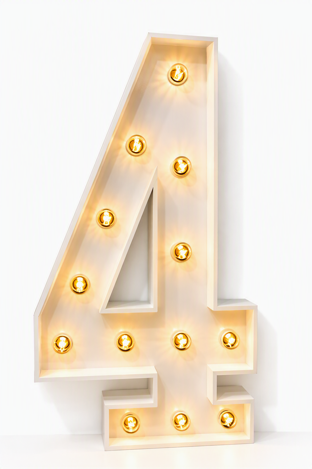 Light Up Numbers - Number 4