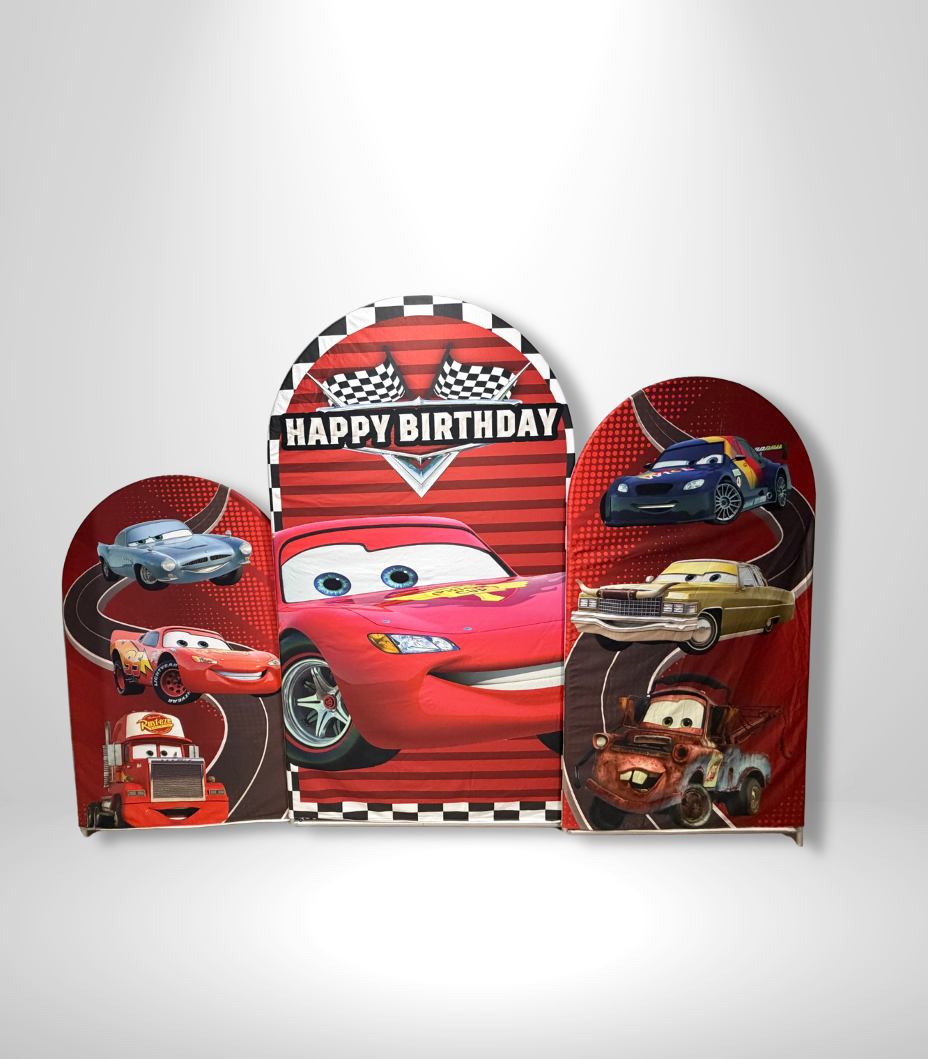 Disney Cars Theme Backdrop