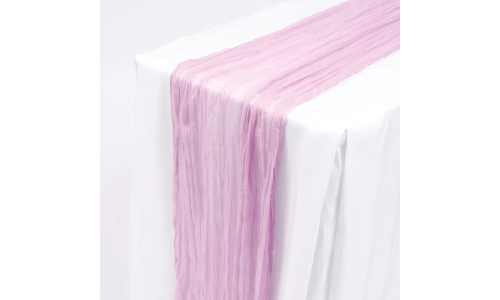 Cheesecloth Table Runner - Lavender - Thumbnail 4