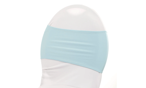 Lycra Chair Band W/Slider - Light Blue