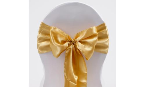 Chair Sash - Satin - Gold - Thumbnail 2