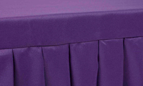 Table fitted sheet - Purple - Thumbnail 2